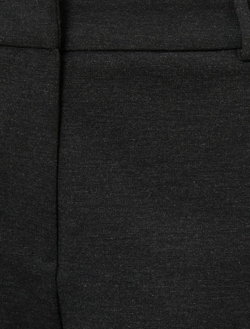 16319 Charcoal Grey Pocket Detail Trousers