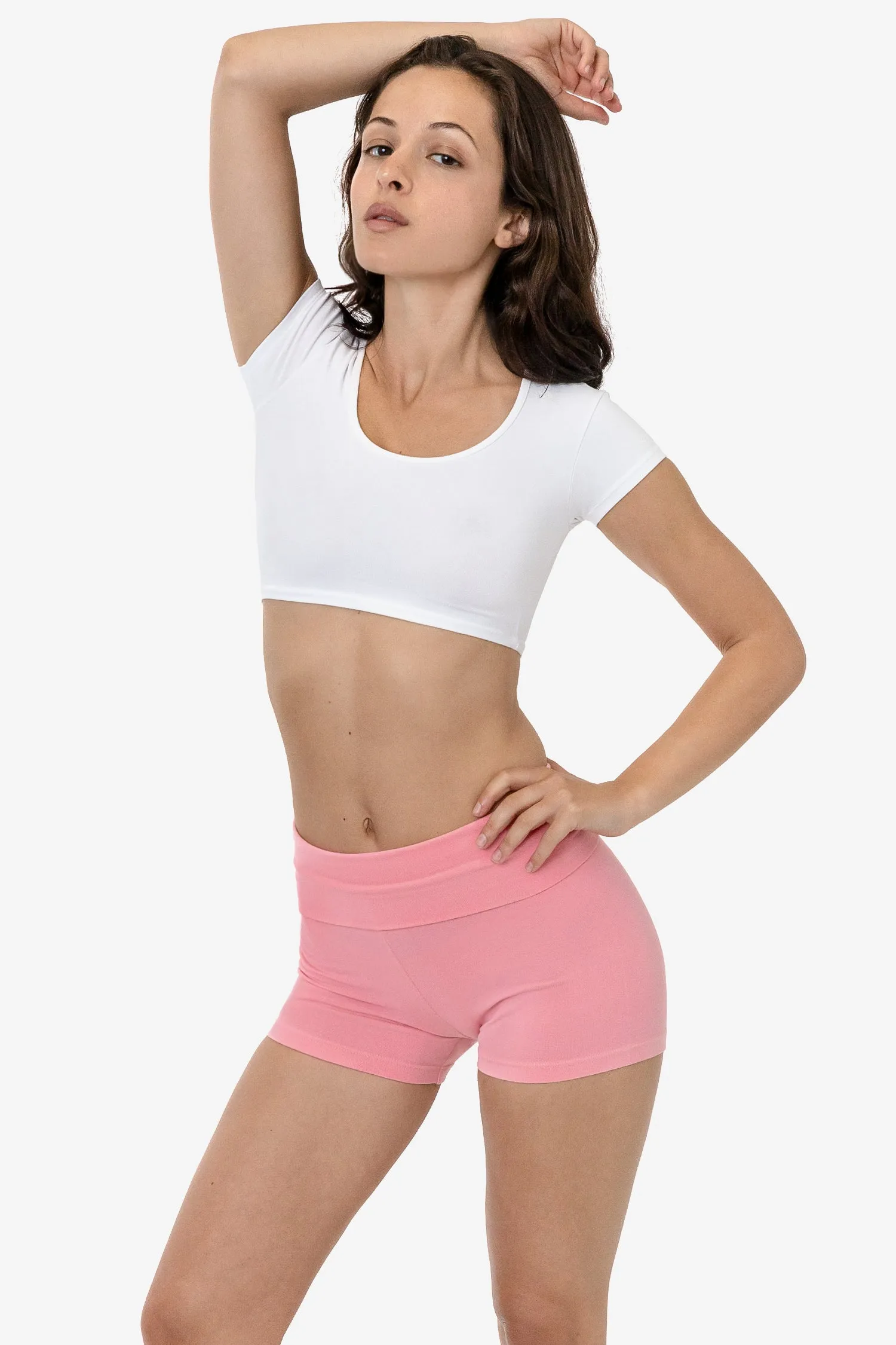 8319GD - Garment Dye Yoga Shorts