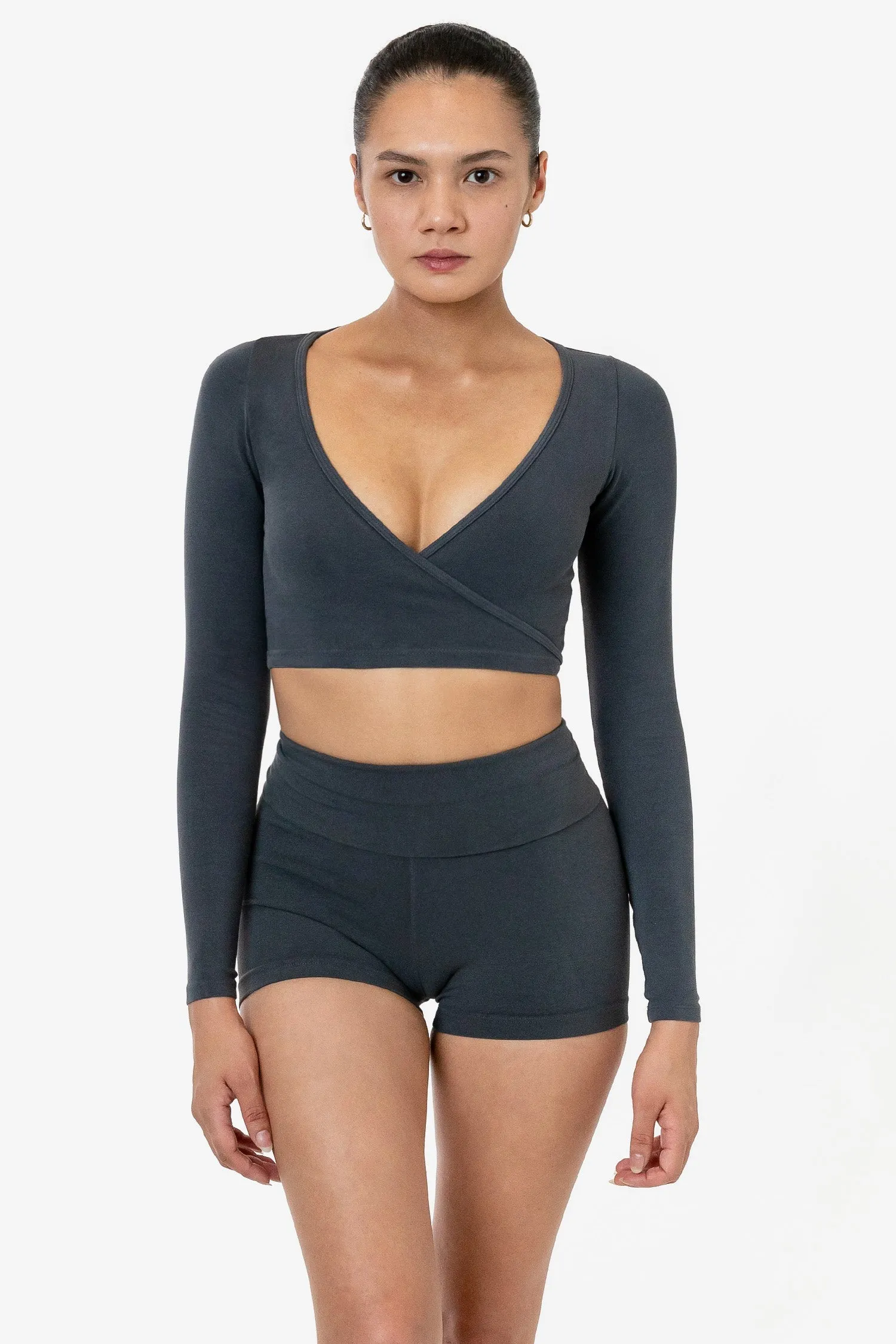 8319GD - Garment Dye Yoga Shorts