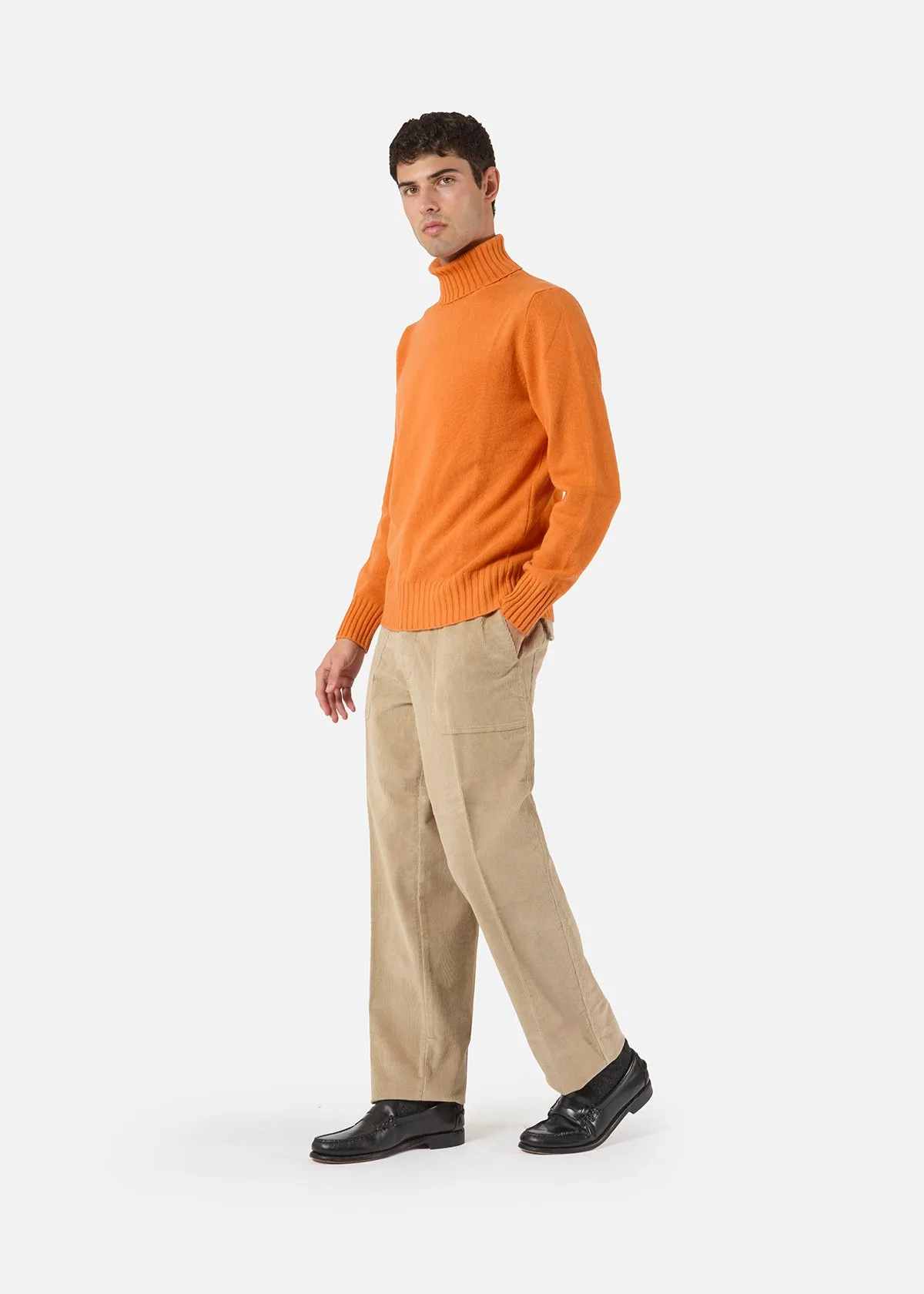 AARTEMAS WIDE CORDUROY FATIGUE TROUSERS
