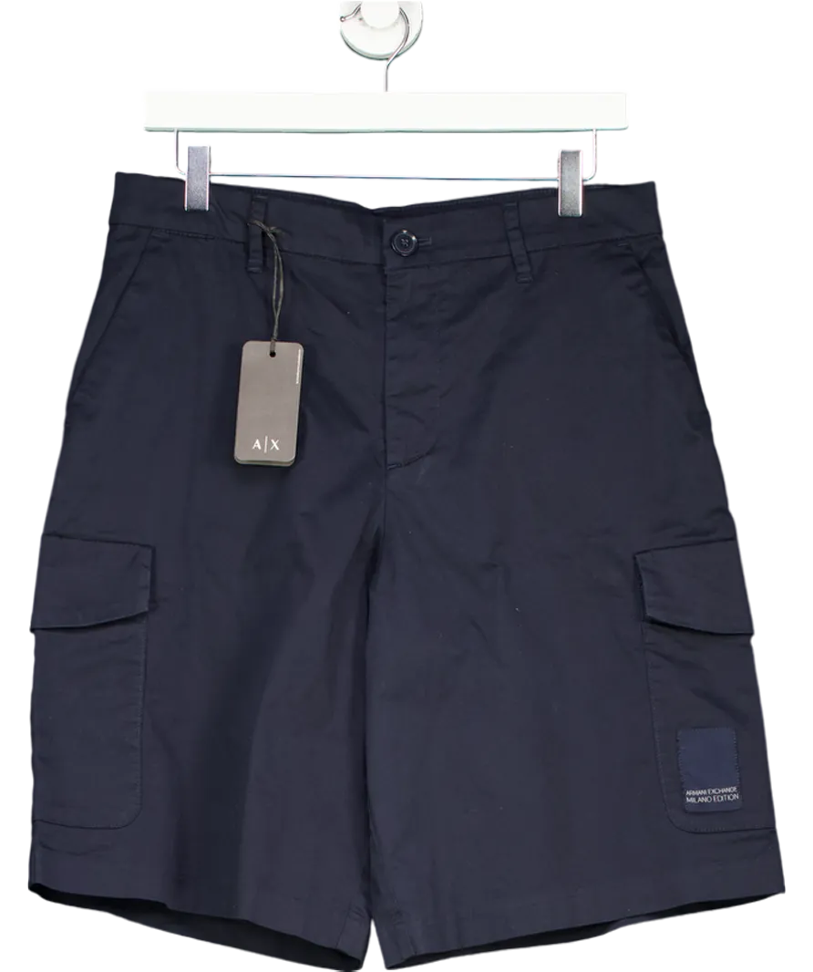 Armani Exchange Blue Bermuda Shorts W30