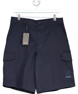Armani Exchange Blue Bermuda Shorts W30