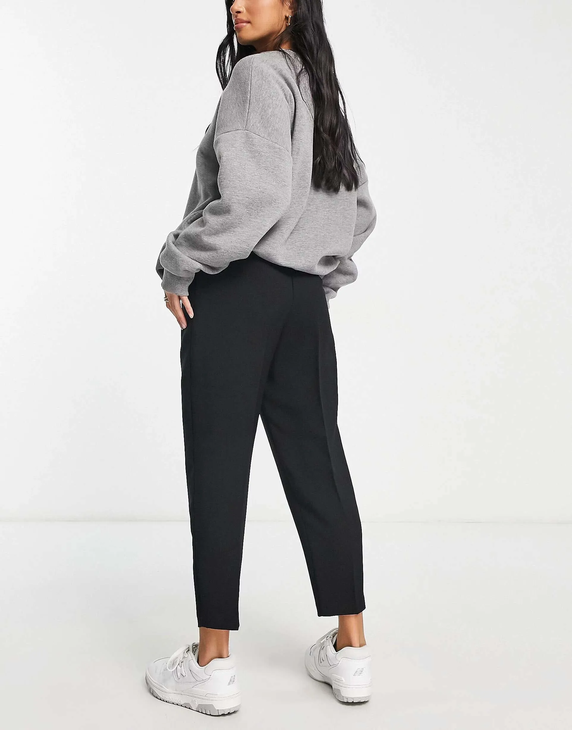ASOS Petite Tapered Pants in Black