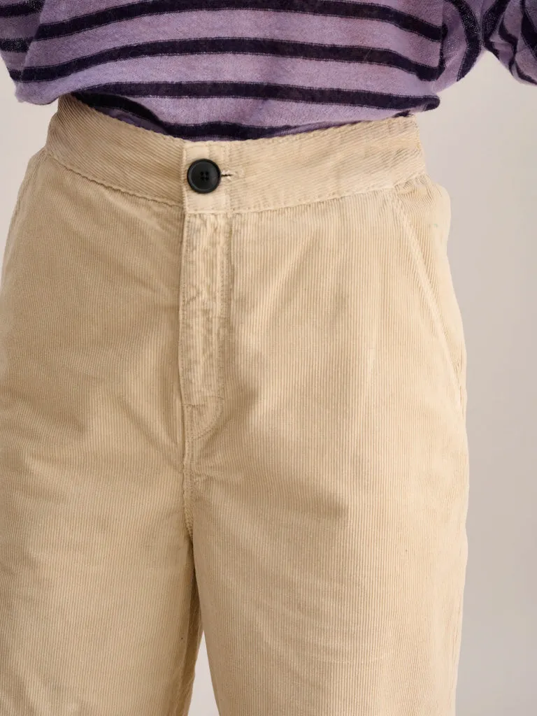 Bellerose Pasop Cord Trousers in Rice