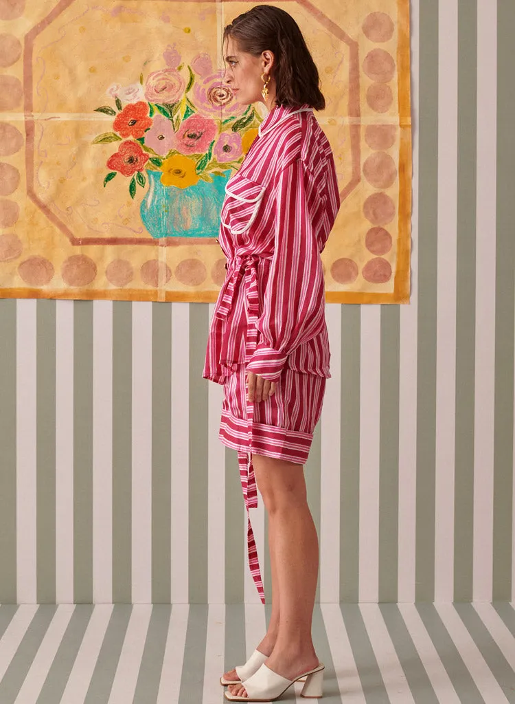 Blush Stripes Uniform Set