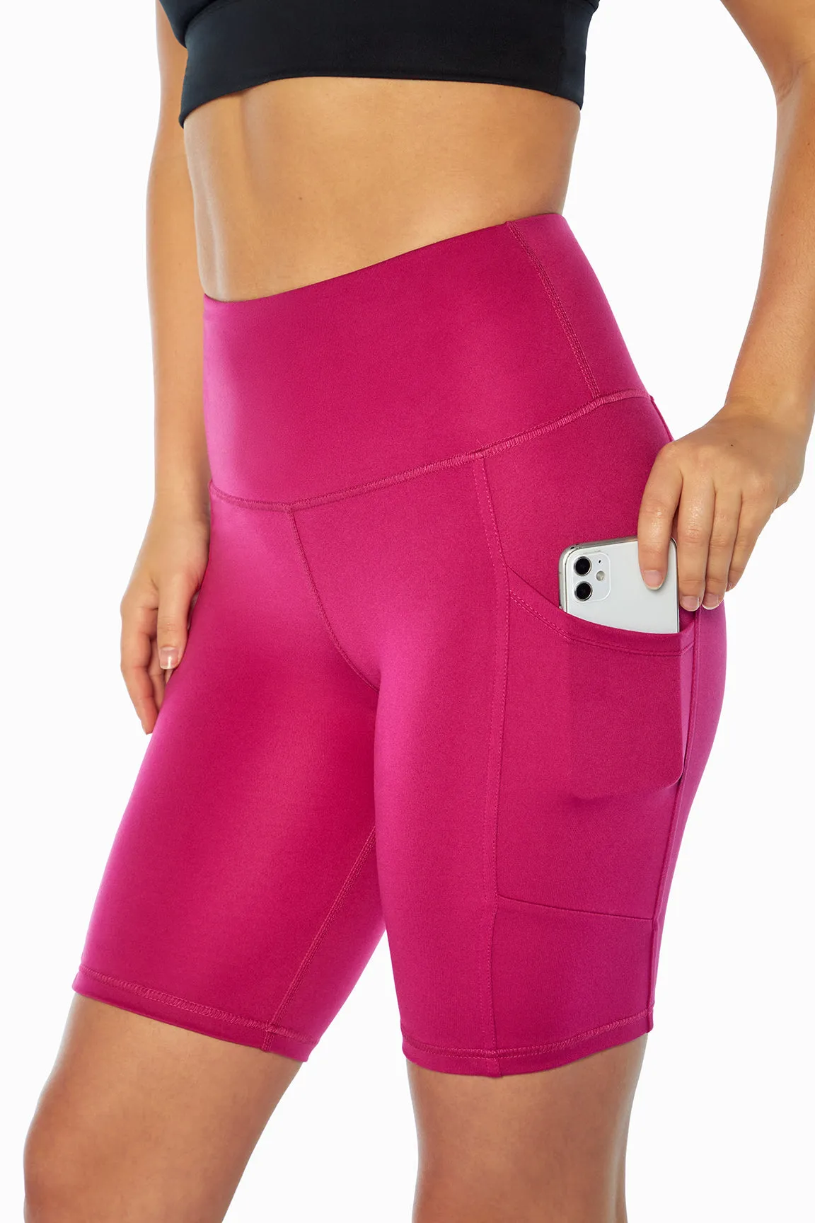 Brenda Side Pocket Tummy Control Bermuda