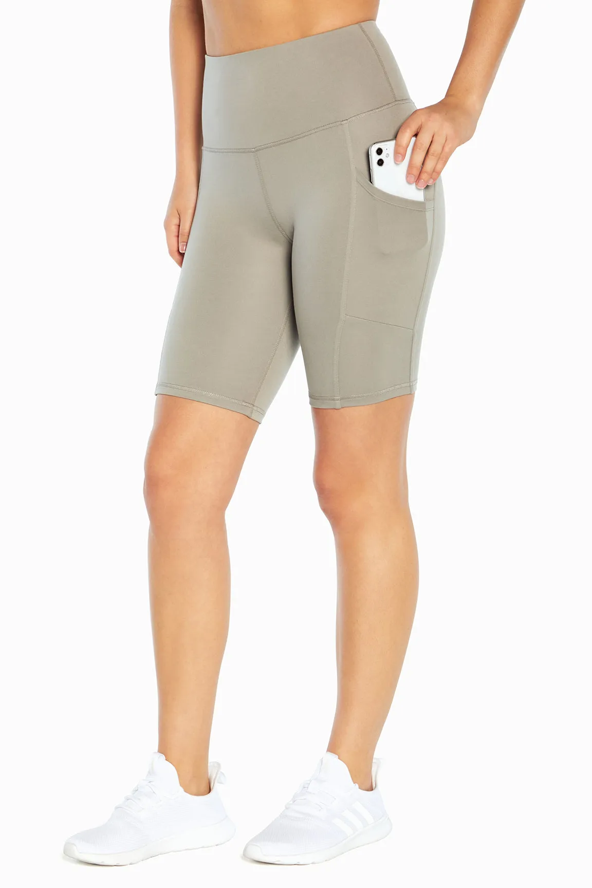 Brenda Side Pocket Tummy Control Bermuda