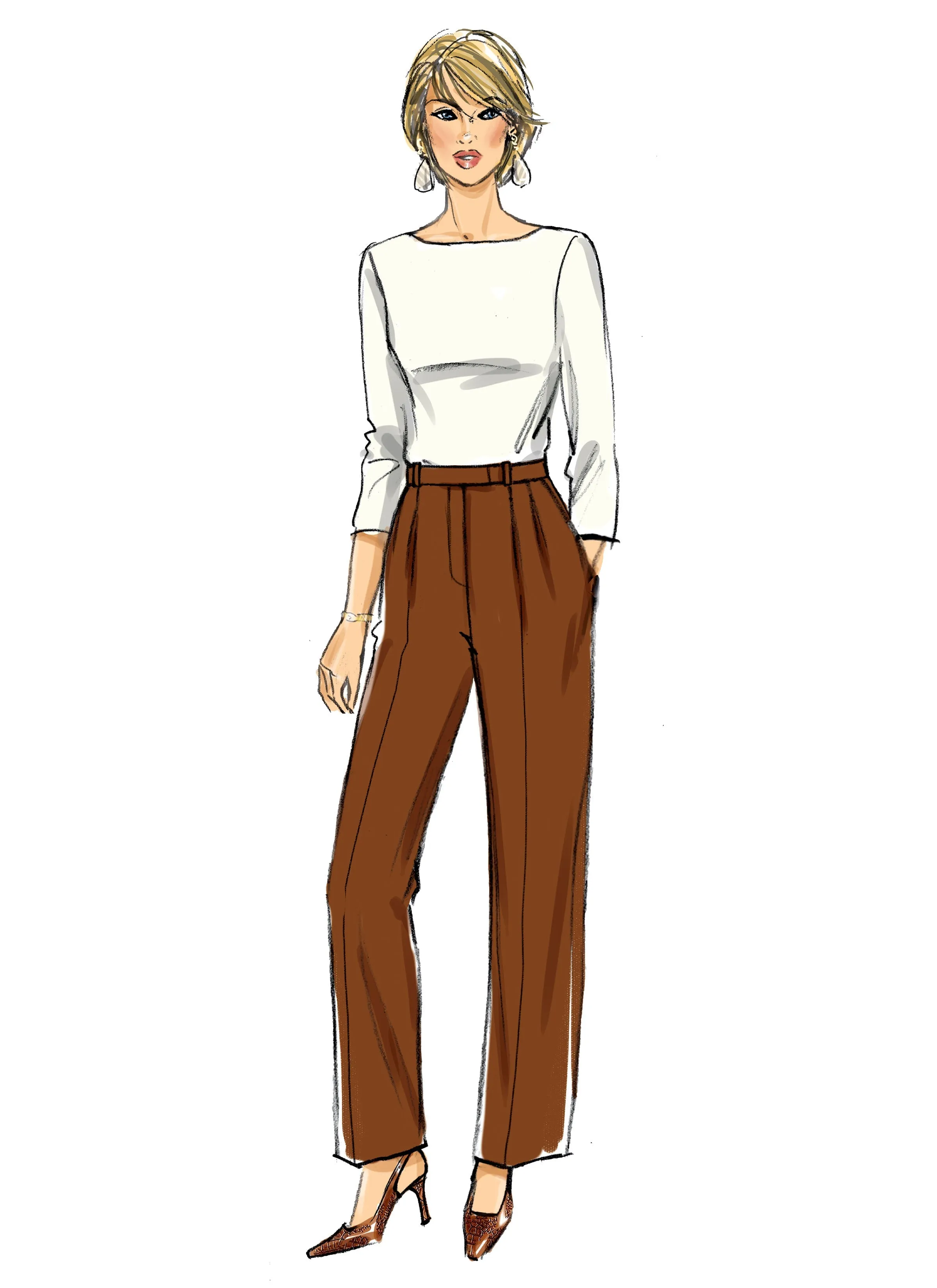 Butterick 6878 Trousers and Shorts sewing pattern