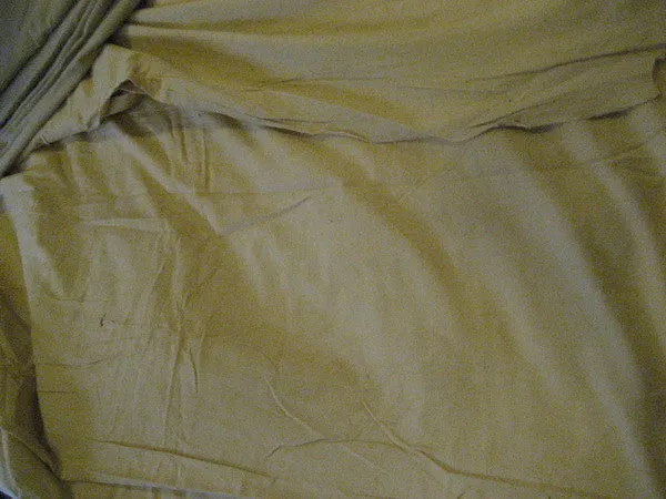 COTTON CORDUROY Fabric Green color WIDE[2391]