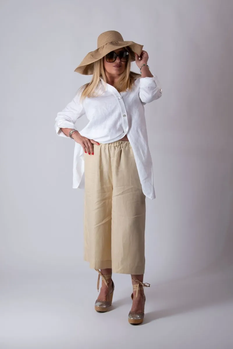 Elegant Linen Pants CAPRI