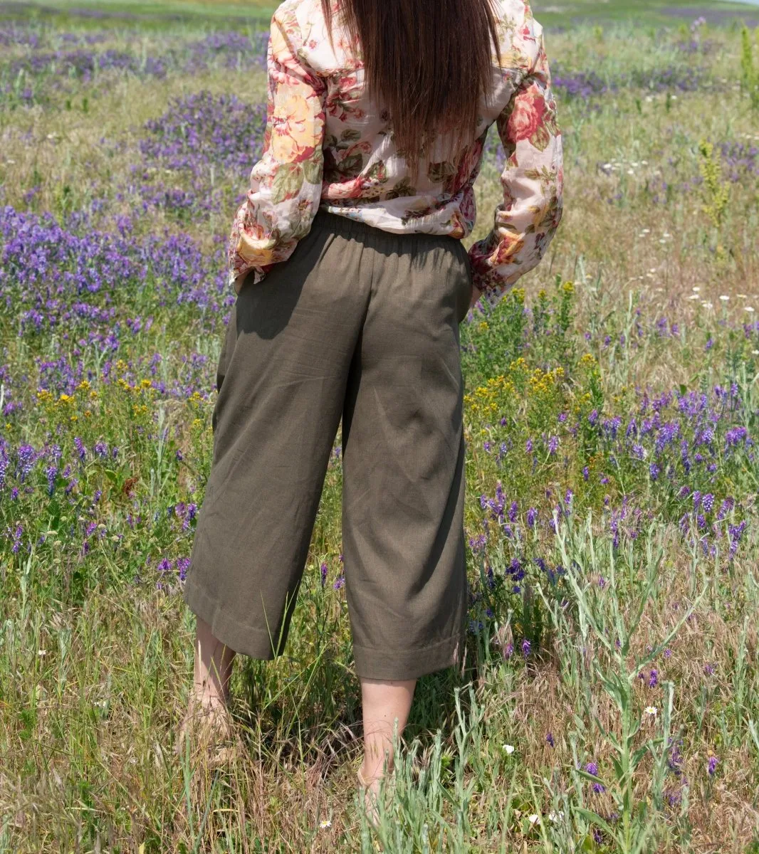 Elegant Linen Pants CAPRI