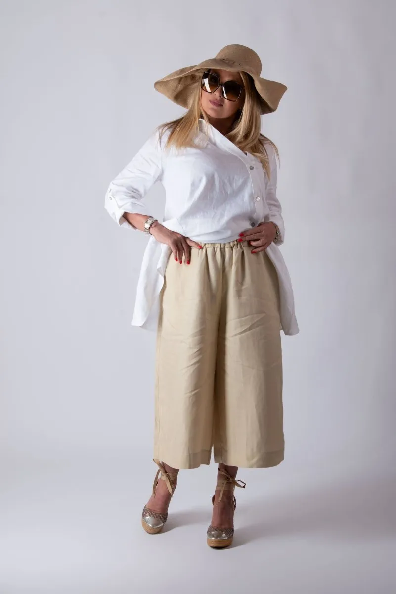 Elegant Linen Pants CAPRI