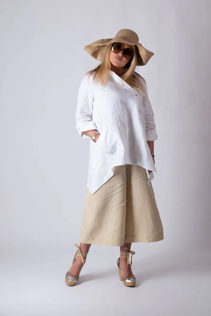 Elegant Linen Pants CAPRI