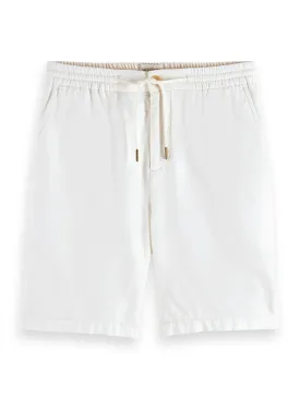 Fave - Twill Linen Bermuda Shorts