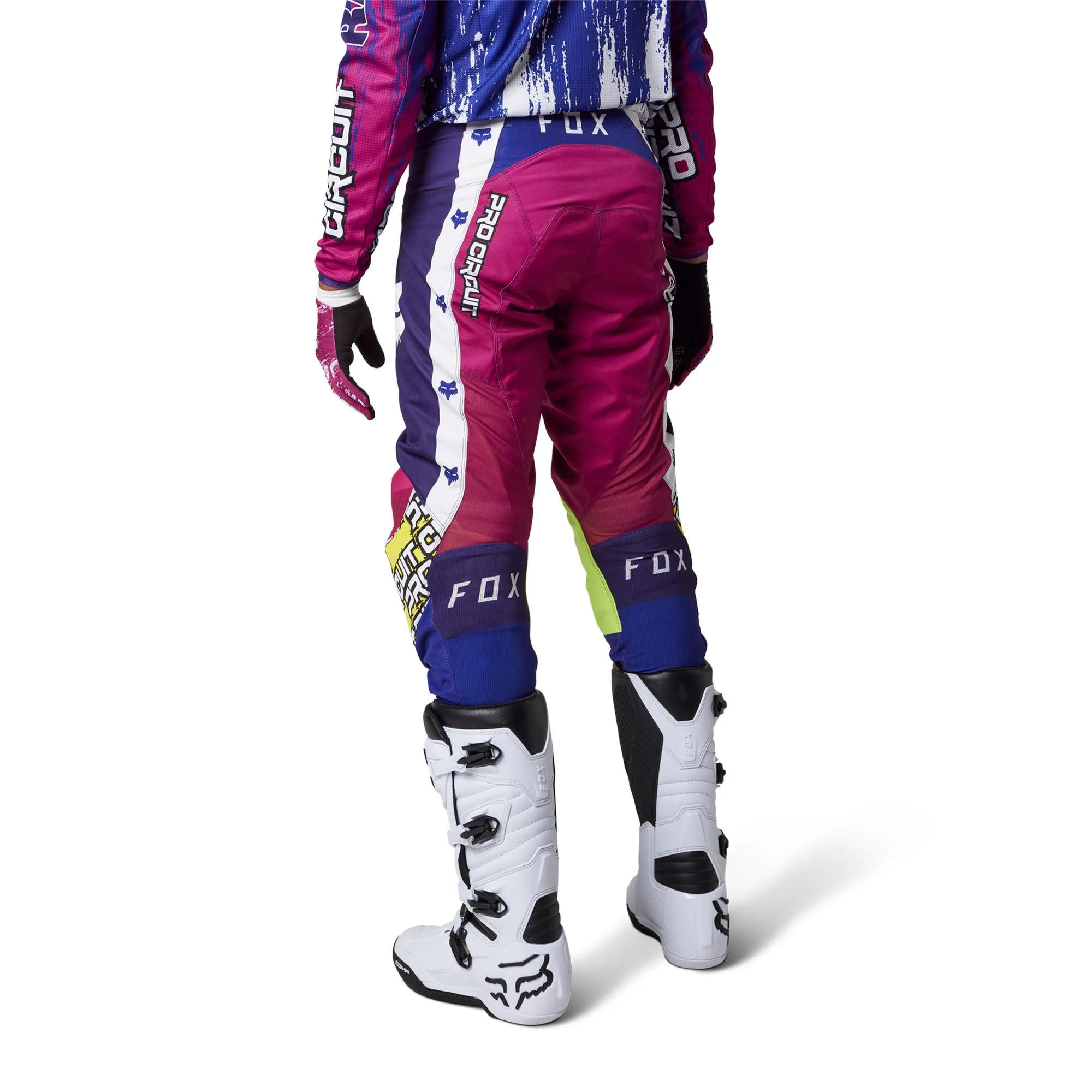 Fox Racing 180 Pro Circuit Offroad Pants White/Blue