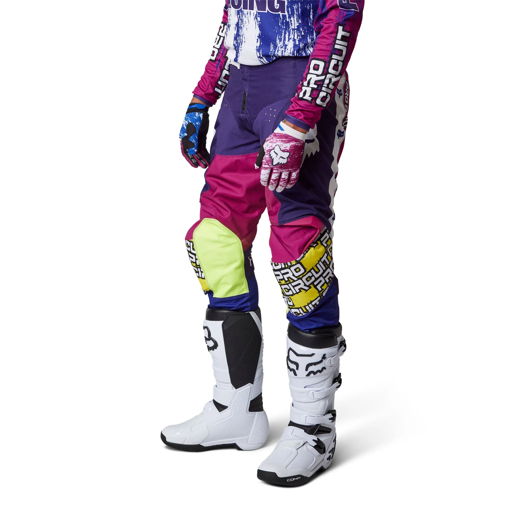 Fox Racing 180 Pro Circuit Offroad Pants White/Blue