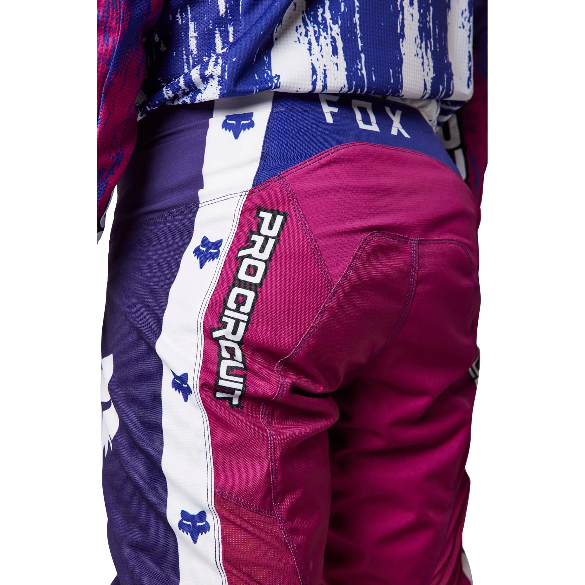 Fox Racing 180 Pro Circuit Offroad Pants White/Blue