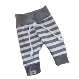 Grey Stripe Leggings