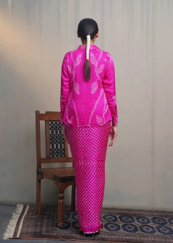 Hanoi Skirt Set- Pink