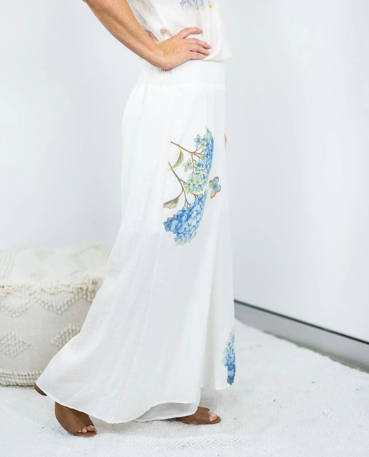 HYDRANGEA LOOSE PANTS