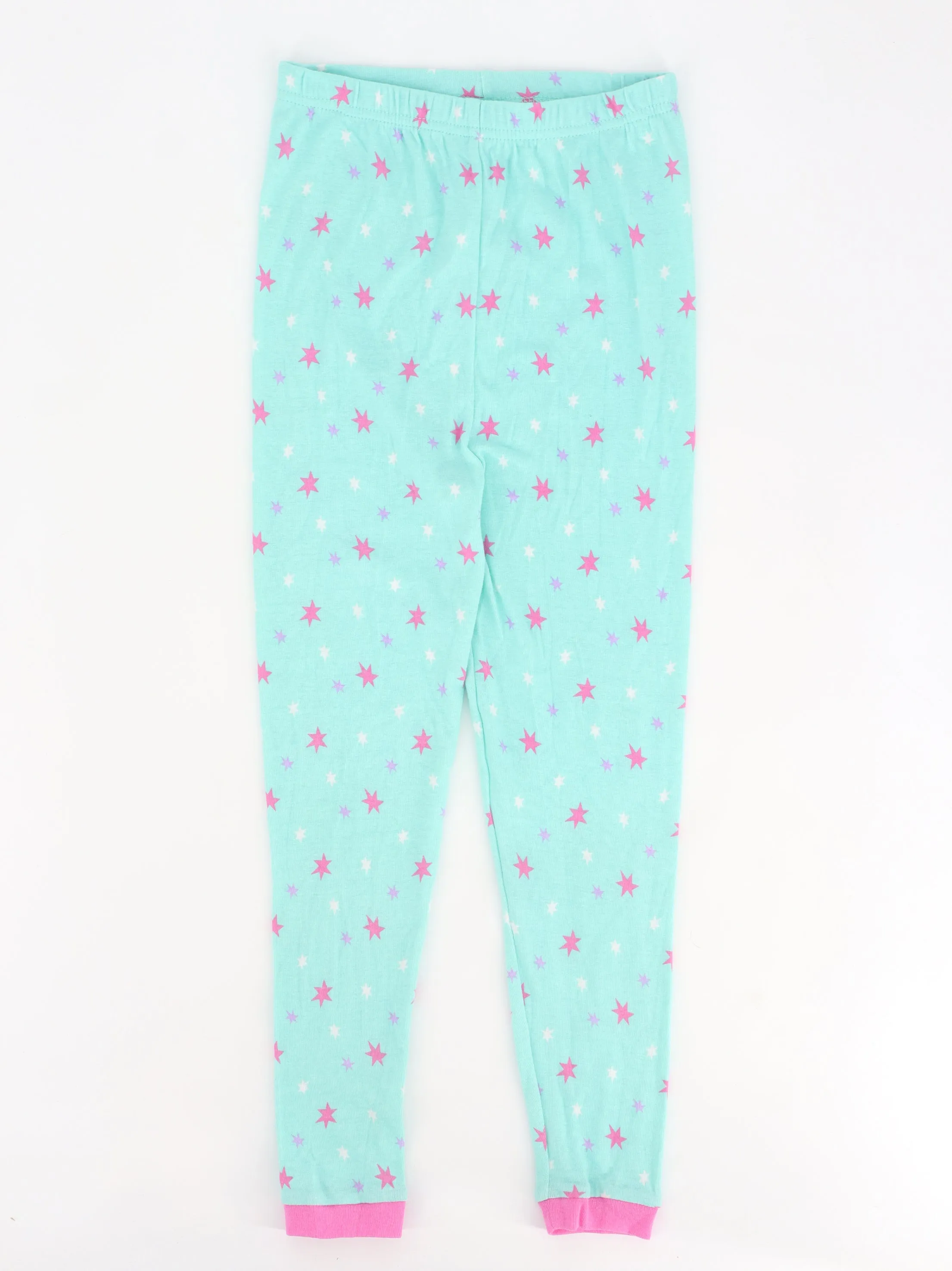 Kids Girl's Star Printed Sleepwear Pants,Mint