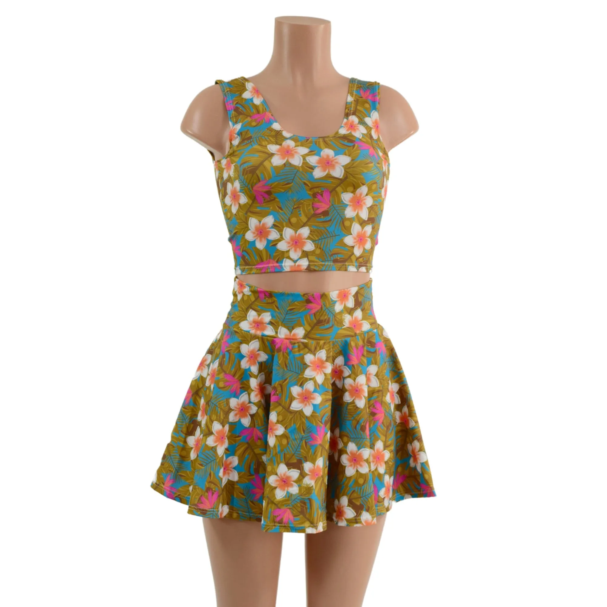 Lets Have a Tikki Skirt, Bike Shorts, or Crop Tank READY to SHIP