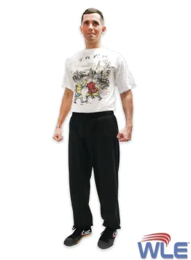 Light Weight Martial Arts Kung Fu Tai Chi Pants Black