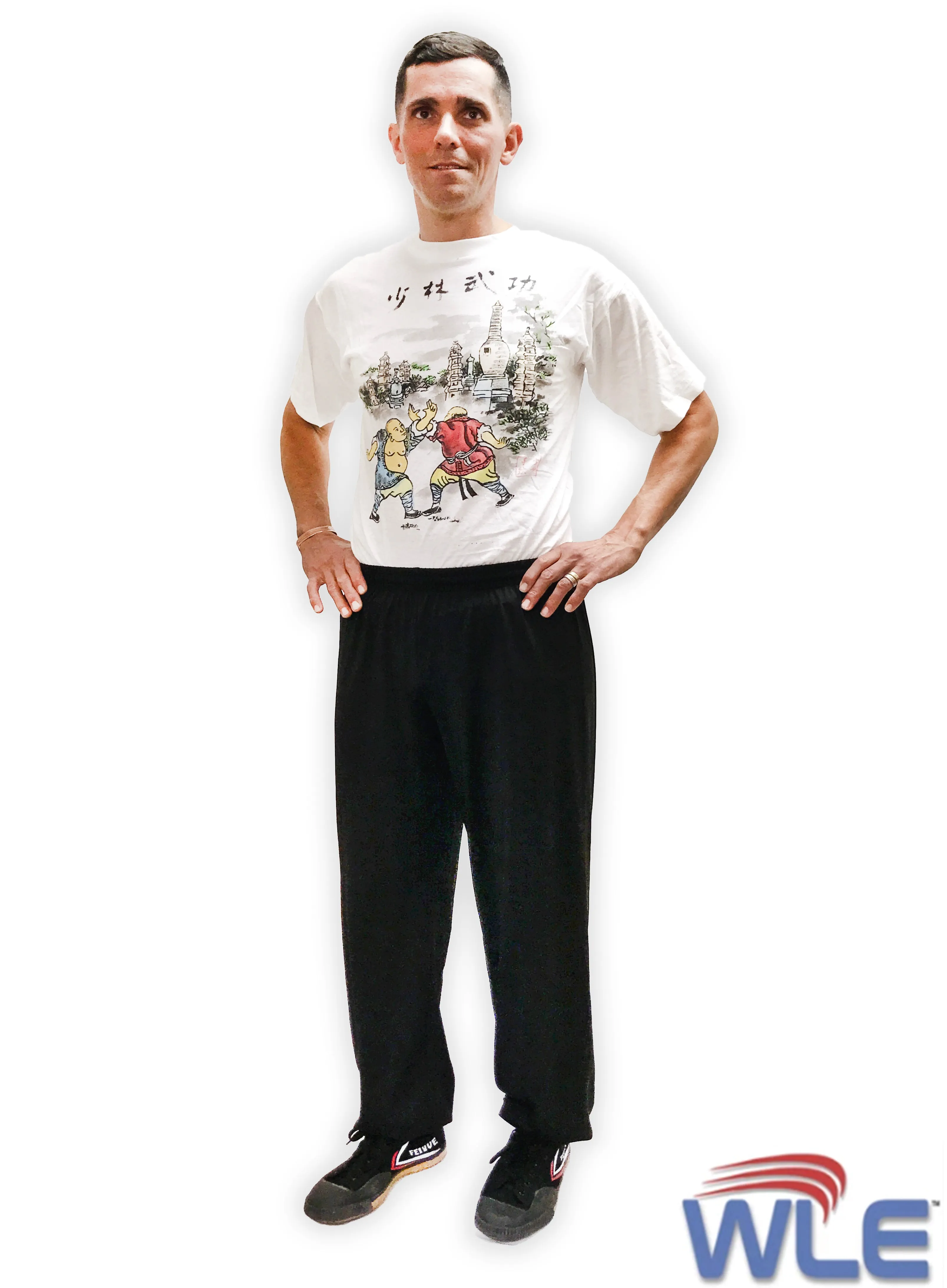 Light Weight Martial Arts Kung Fu Tai Chi Pants Black
