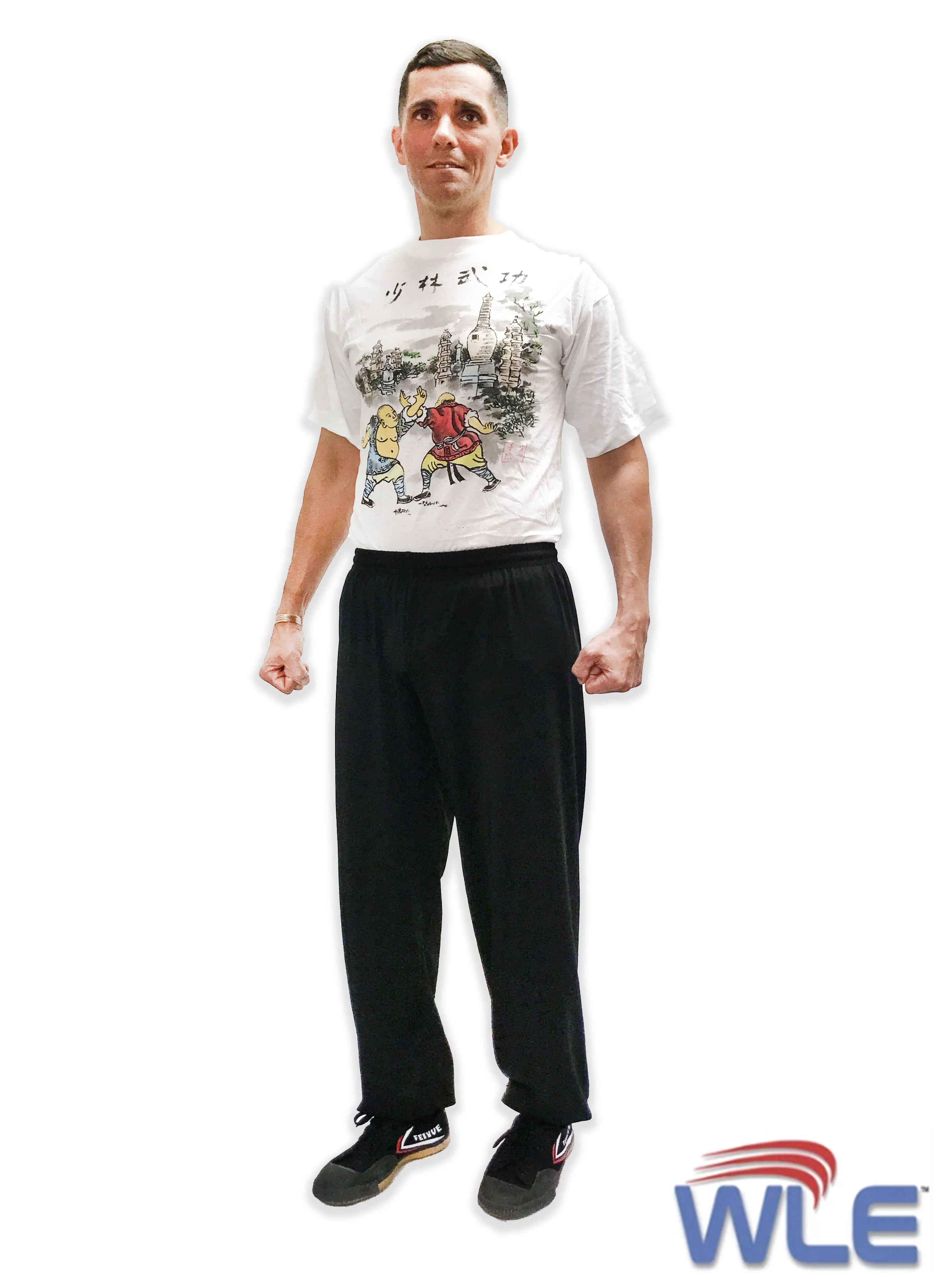 Light Weight Martial Arts Kung Fu Tai Chi Pants Black