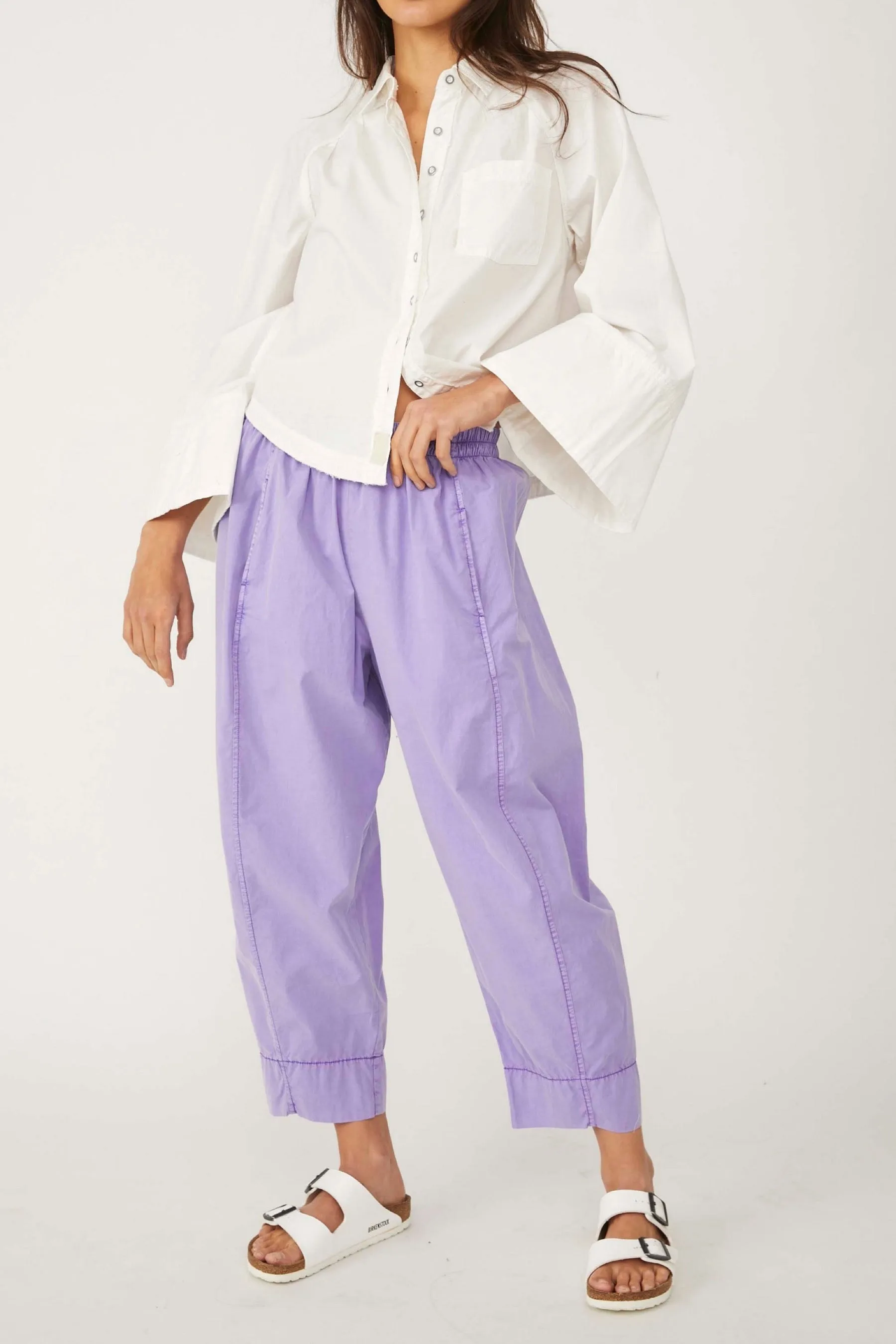 Lilac Preppy Poplin Pant