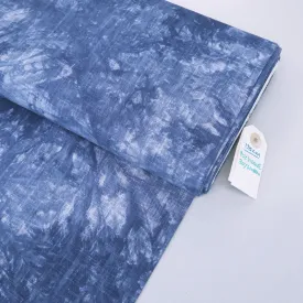 Linen and Viscose - Tie Dye - Blue