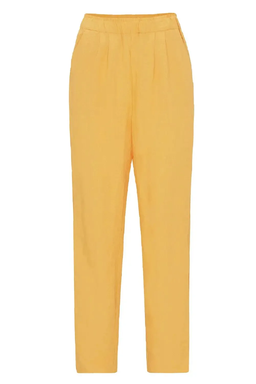 Linen Blend Pull On Trousers