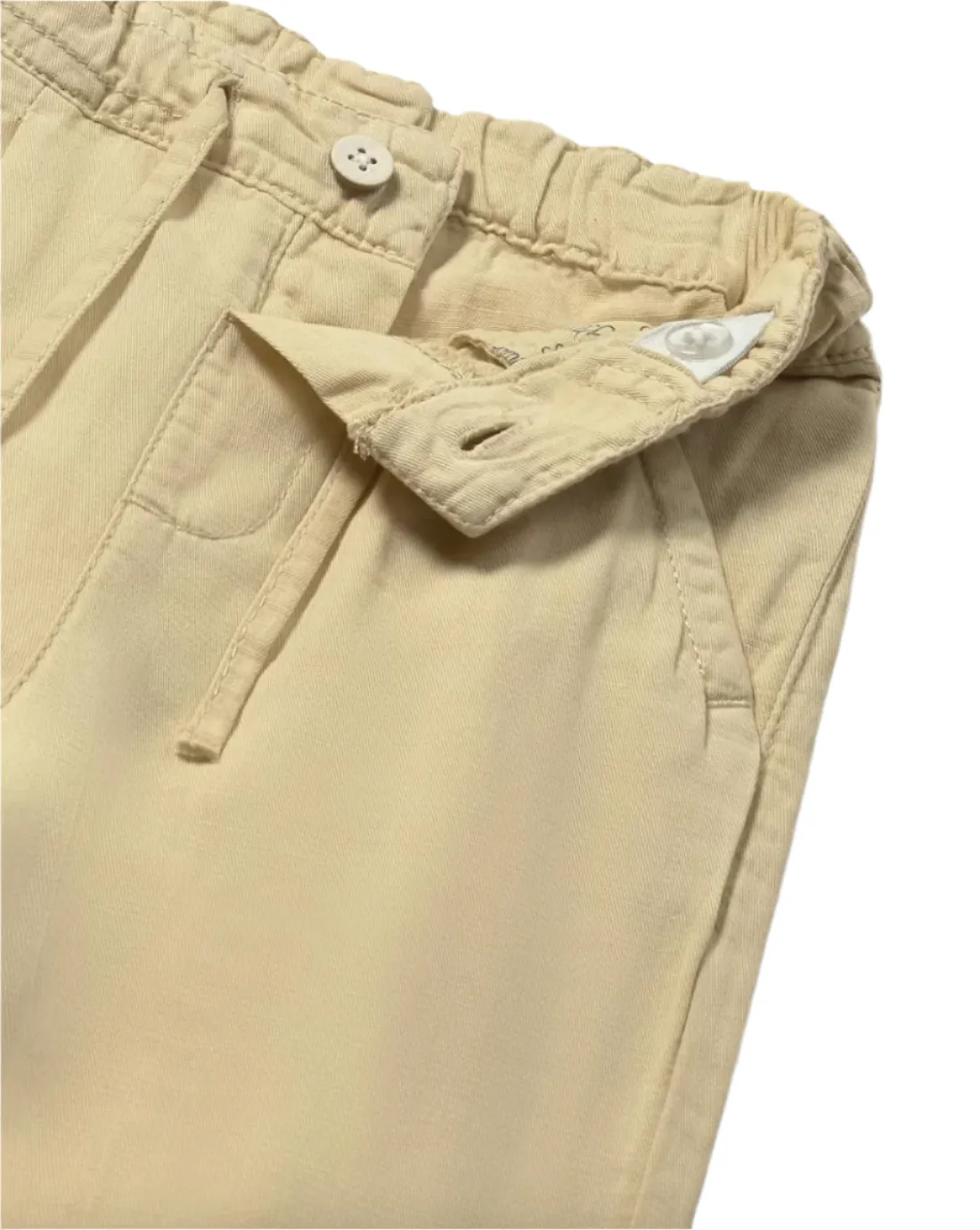 Mayoral - Baby Boys Linen Pants in Biscuit
