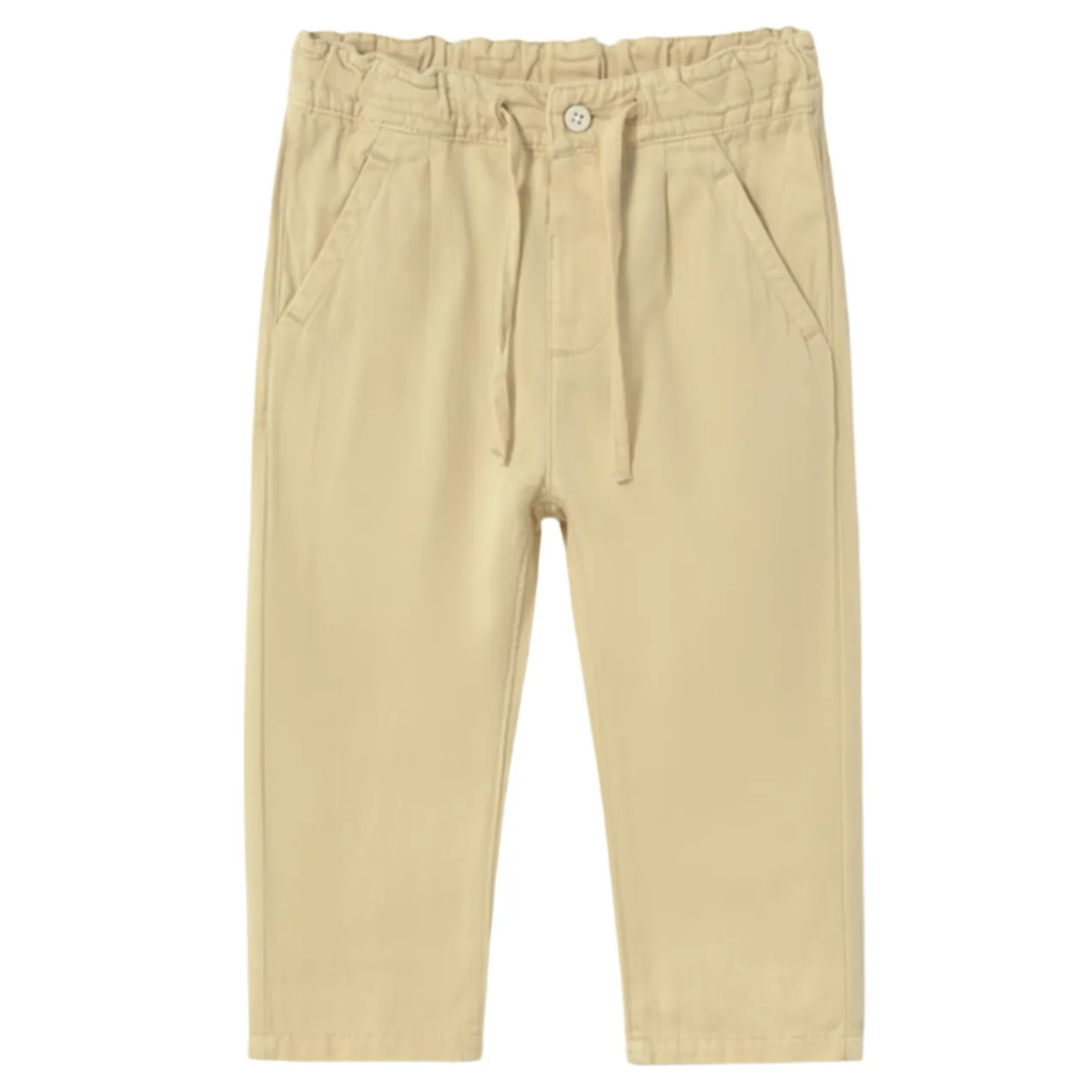 Mayoral - Baby Boys Linen Pants in Biscuit