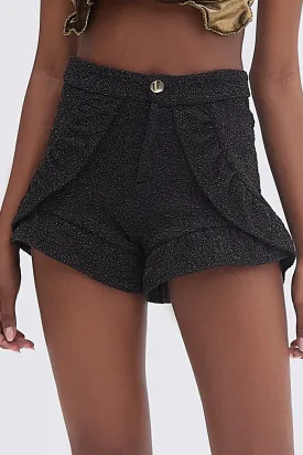Metallic Jacquard Shorts