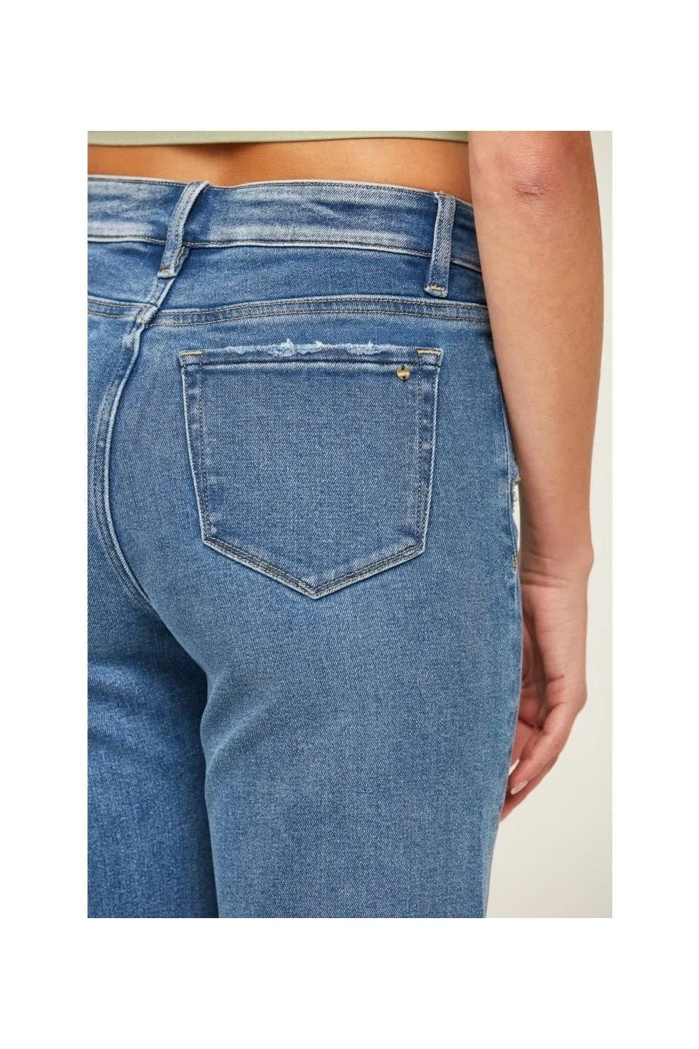 Mica Denim High Rise Relaxed Straight Leg