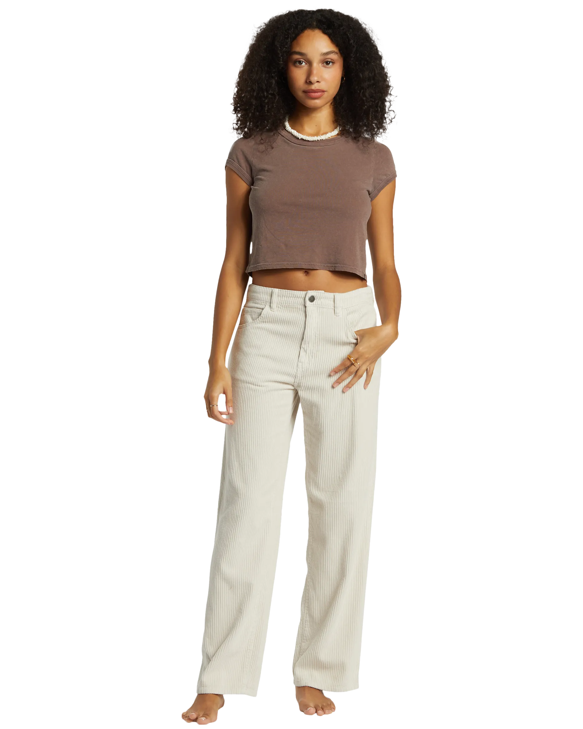 Midtown Corduroy Trousers in Moonlight