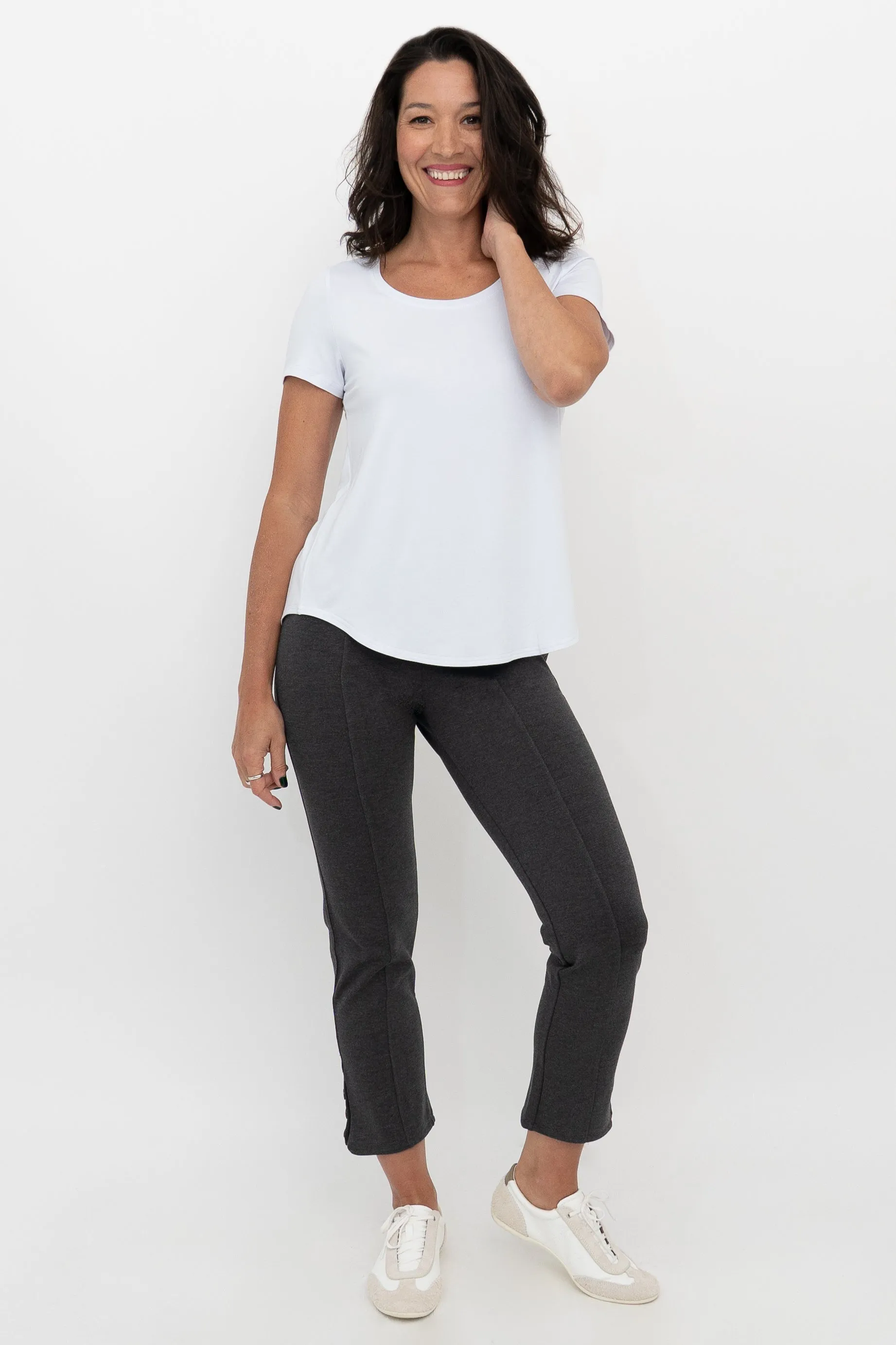 Nadine Crop, Granite, Modal