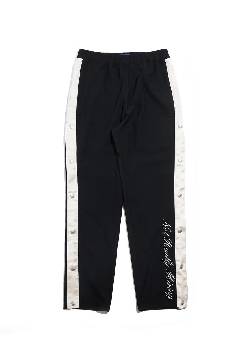 Not Really Hiring Tearaway Pants - Black/White