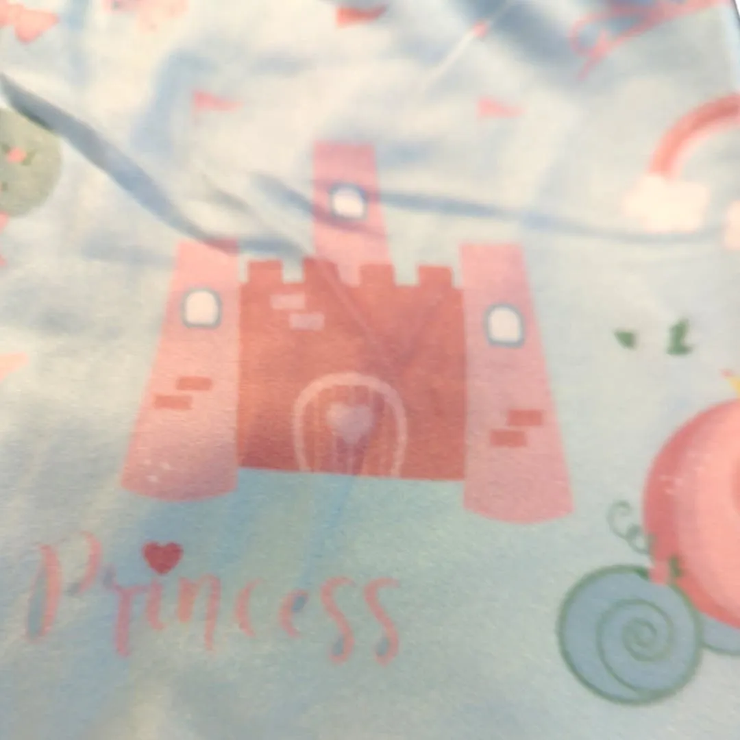 PETE   LUCY Pink and Blue Princess Carriage 2-Piece Short Set 2T