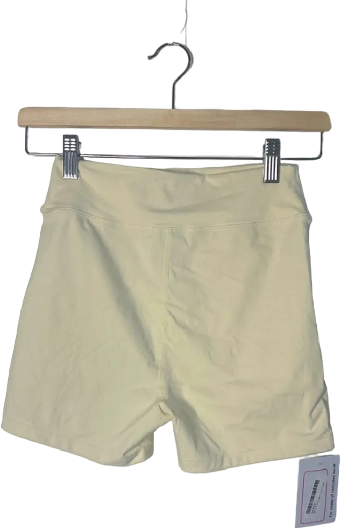 PrettyLittleThing Yellow High-Waist Shorts Size 8