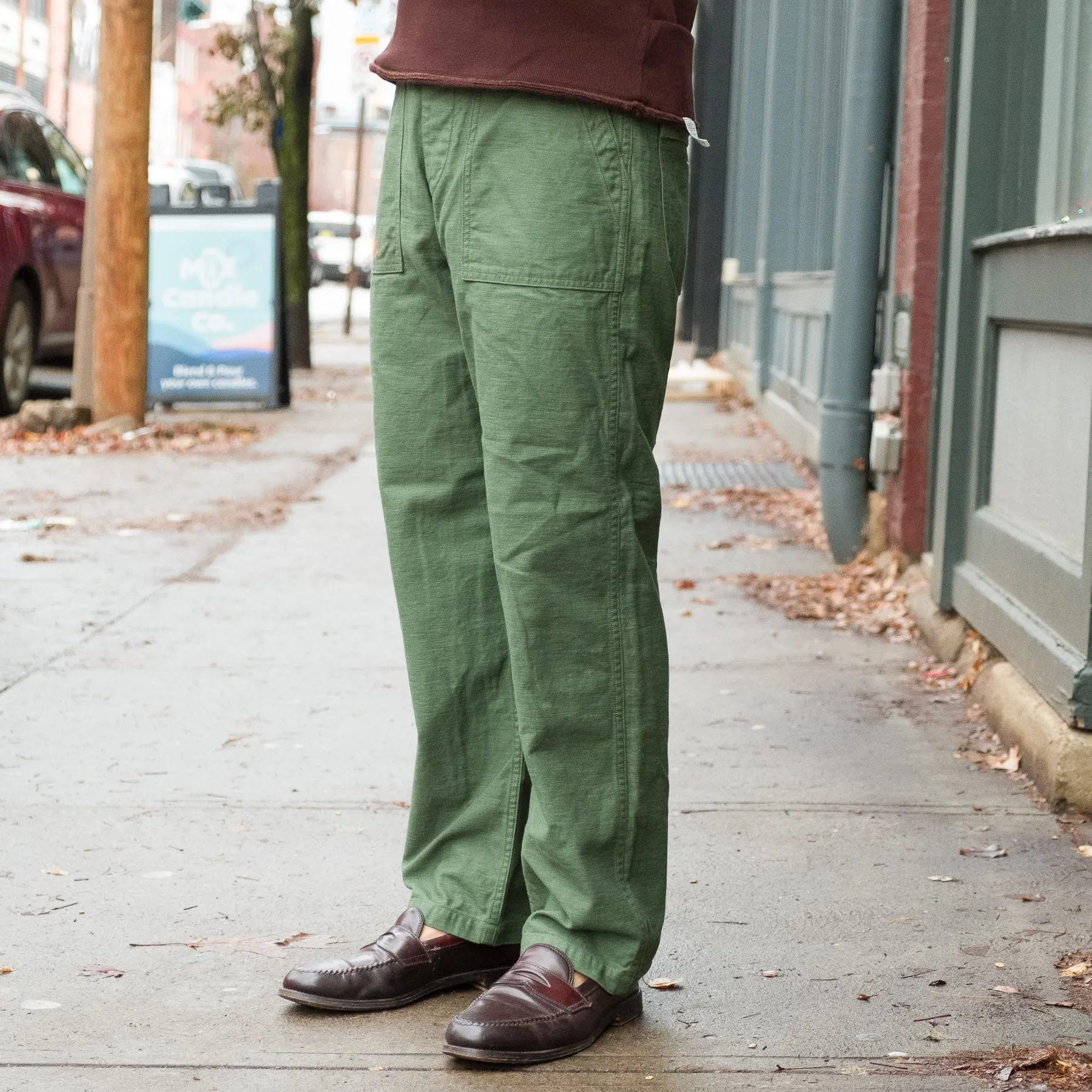 Regular Fit Fatigues in Green