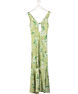Rewritten Green Amelia Midi Dress UK 8