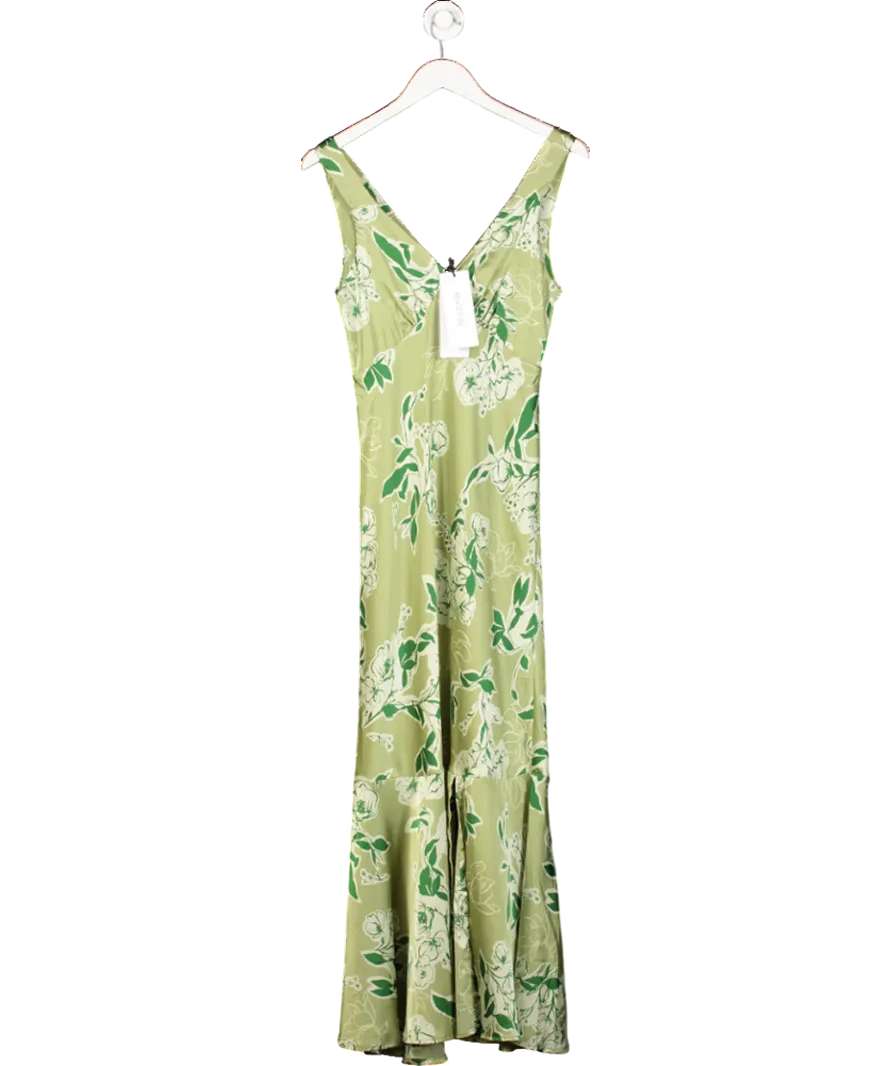Rewritten Green Amelia Midi Dress UK 8