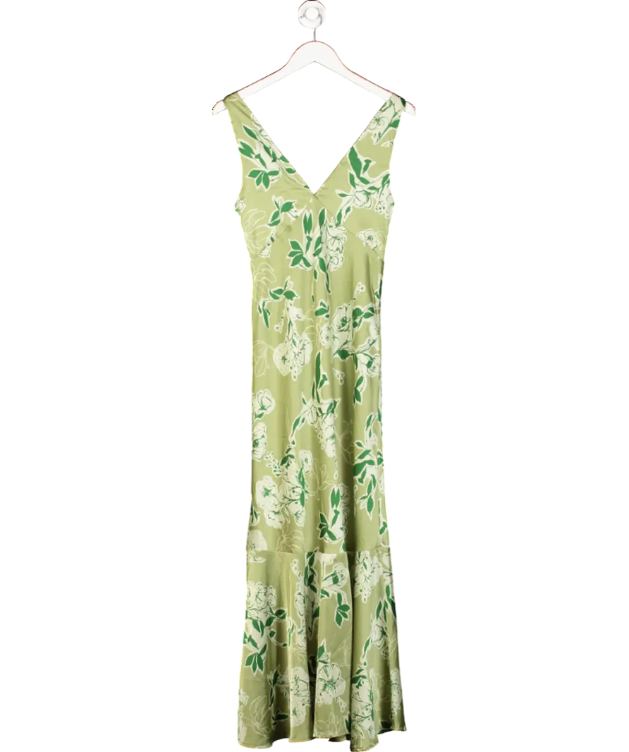 Rewritten Green Amelia Midi Dress UK 8