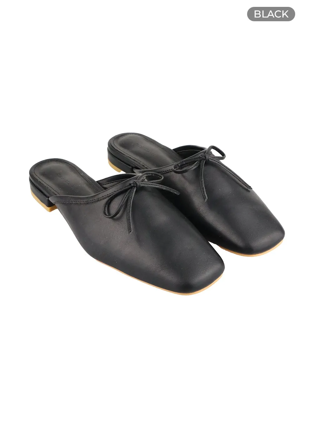Ribbon Mule Flats OY421