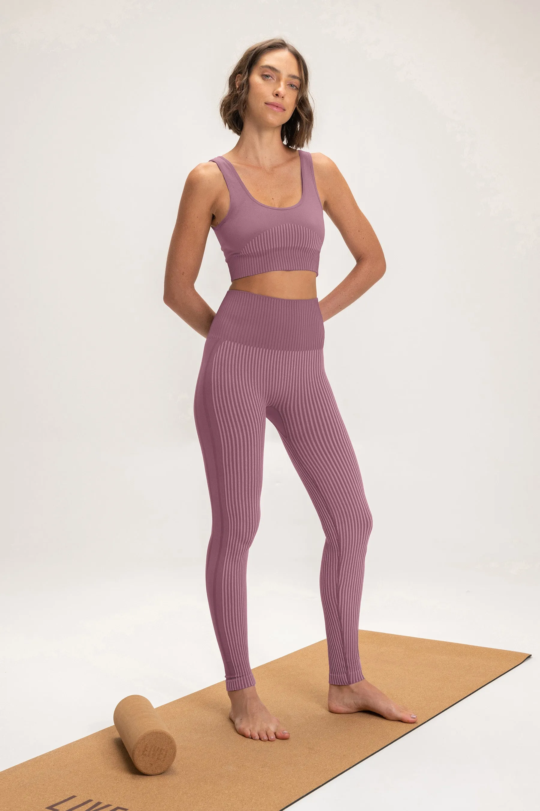 Seamless Rib Multifunctional Leggings
