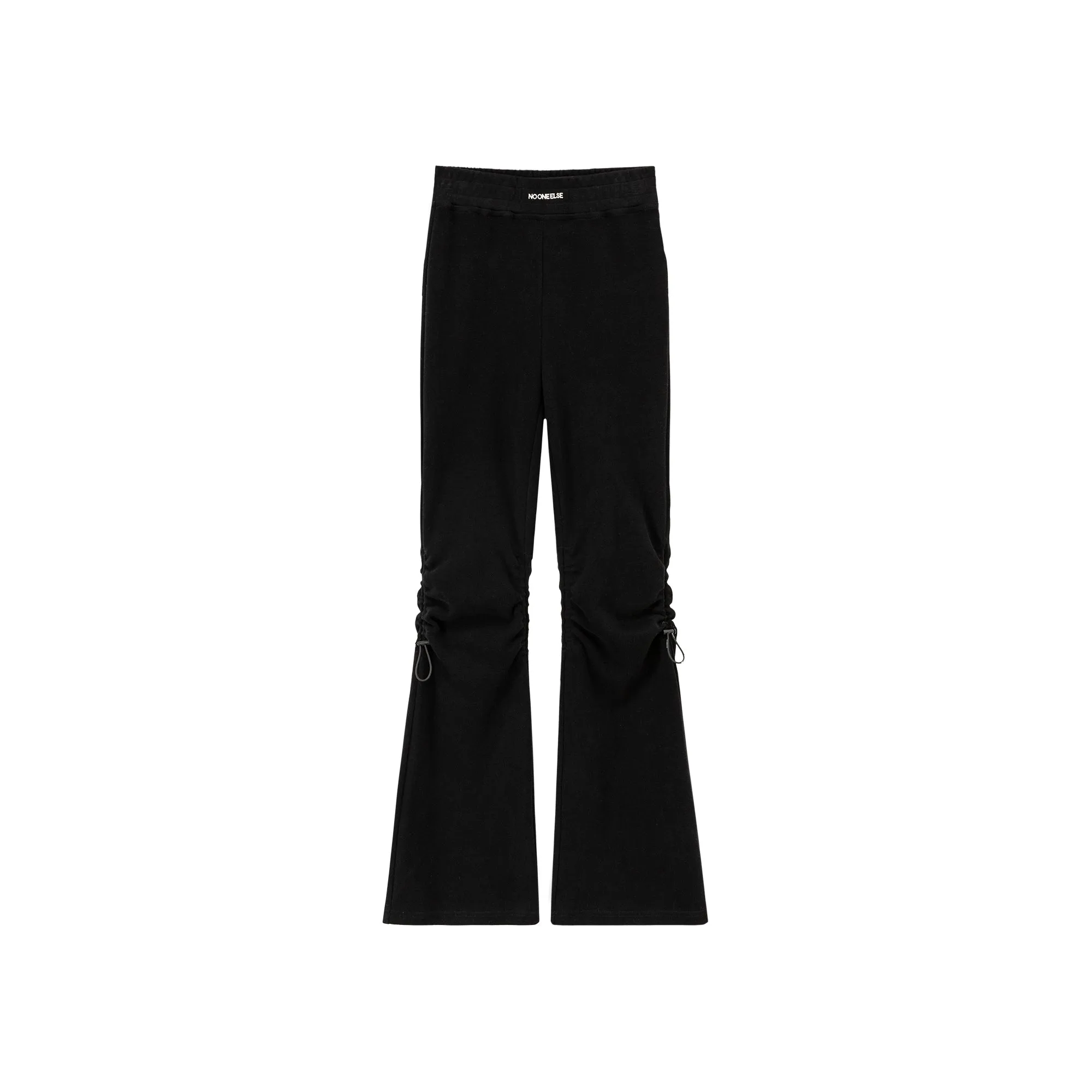Shirring String Bootcut Pants