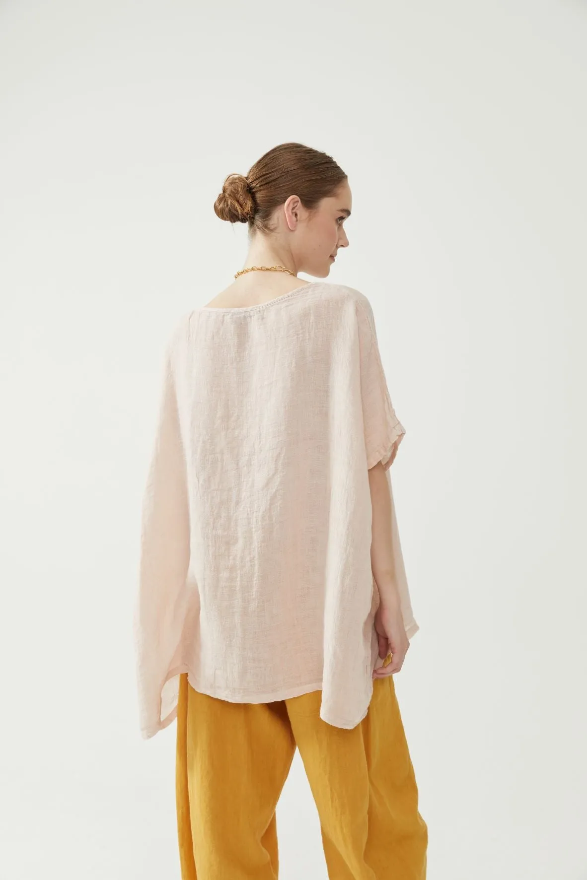 Short Gauze Powder Pink