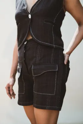 Sonder High Waist Cotton Shorts